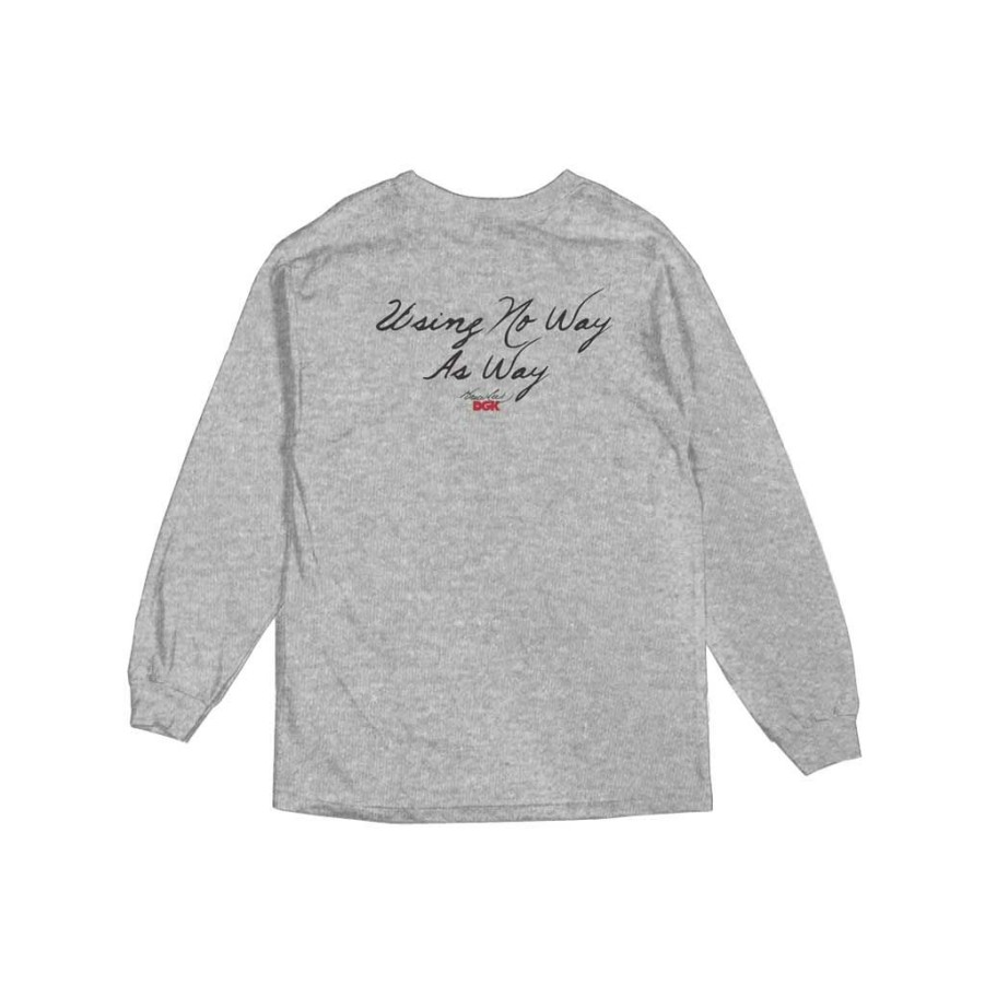 Men * | Dgk X Bruce Lee No Way As Way L/S Tee Athletic Heather Wholesale