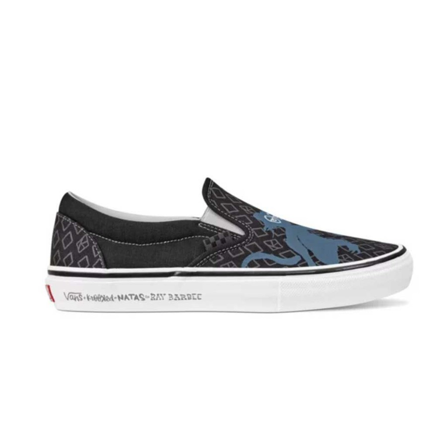 Men * | Vans X Krooked Skate Slip-On Krooked By Natas For Ray Black Typical Style