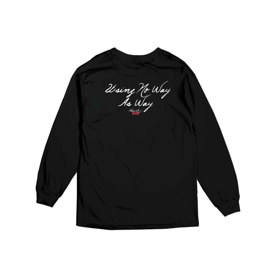 Men * | Dgk X Bruce Lee No Way As Way L/S Tee Black Bargain Sale