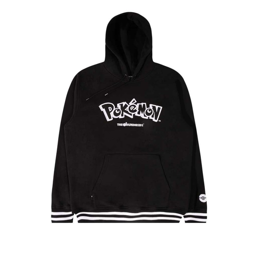 Men * | The Hundreds X Pokemon Catch Em P/O Hoodie Black Exclusive Design