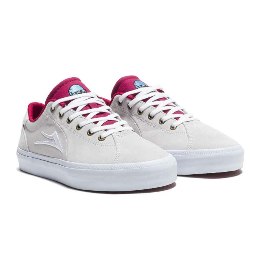 Men * | Lakai X Glaboe Flaco Ii White/Red Excellent Quality